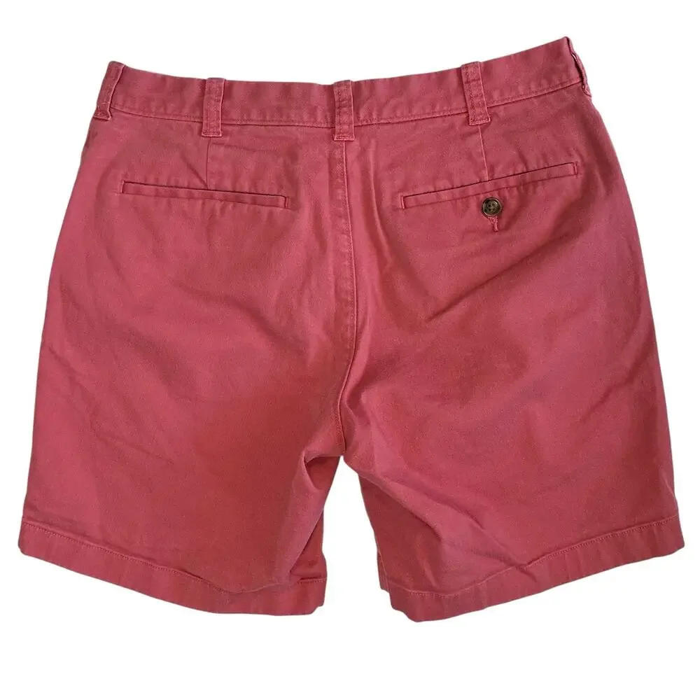 J. Crew 7" Flex Chino Short Red L0923 Size 30 - Picture 4 of 7
